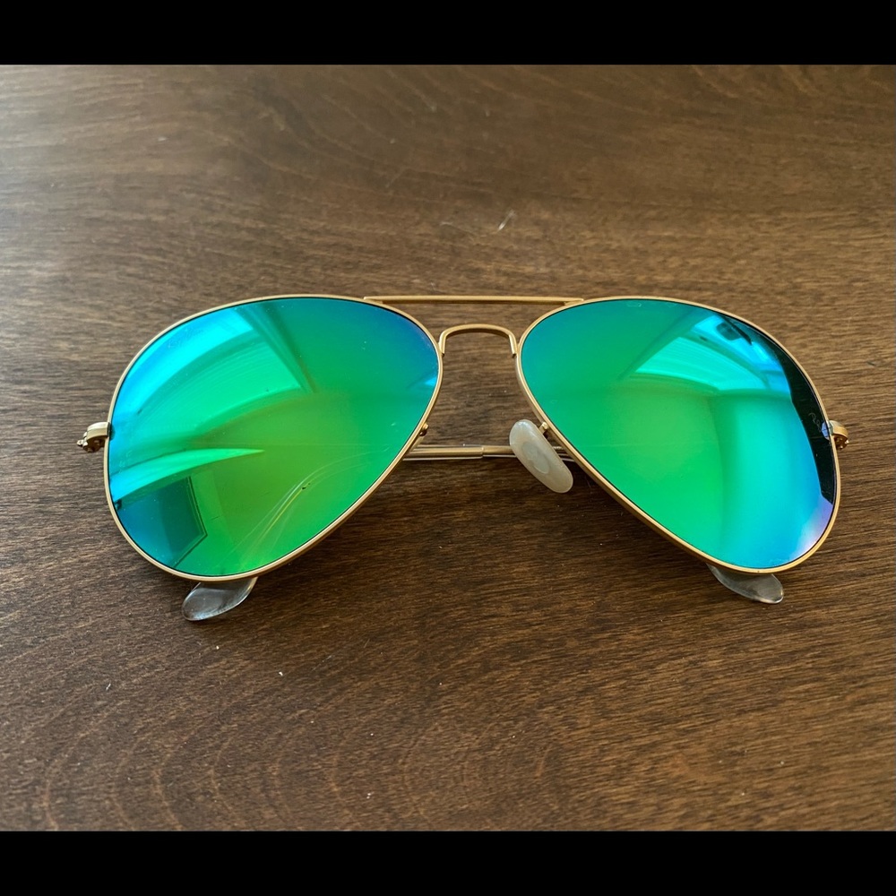 Ray Ban Green Flash Aviator Large